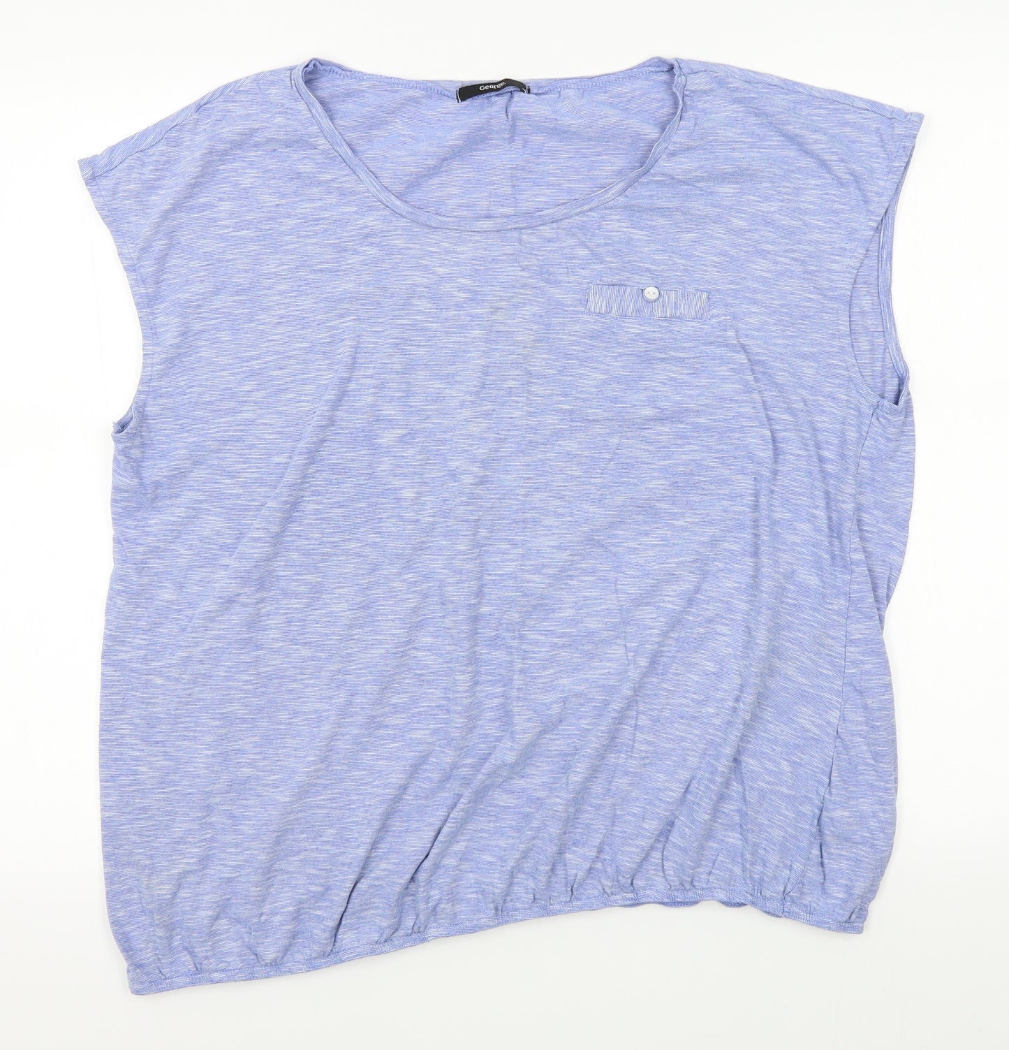 George Womens Blue   Basic T-Shirt Size 24