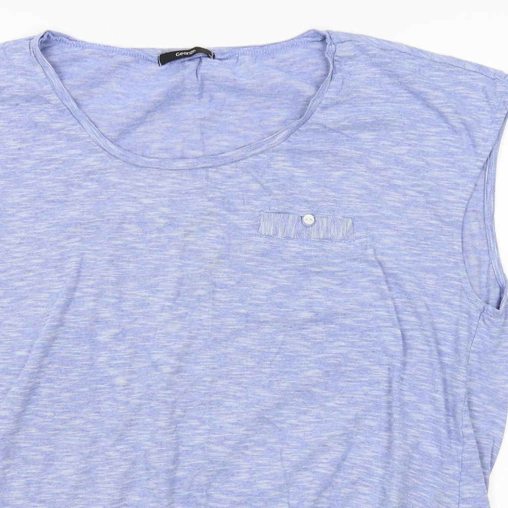 George Womens Blue   Basic T-Shirt Size 24