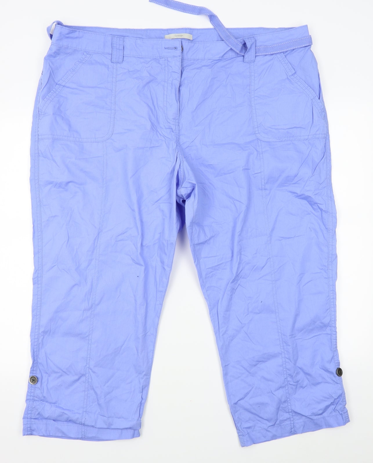 George Womens Blue   Trousers  Size 22 L22 in