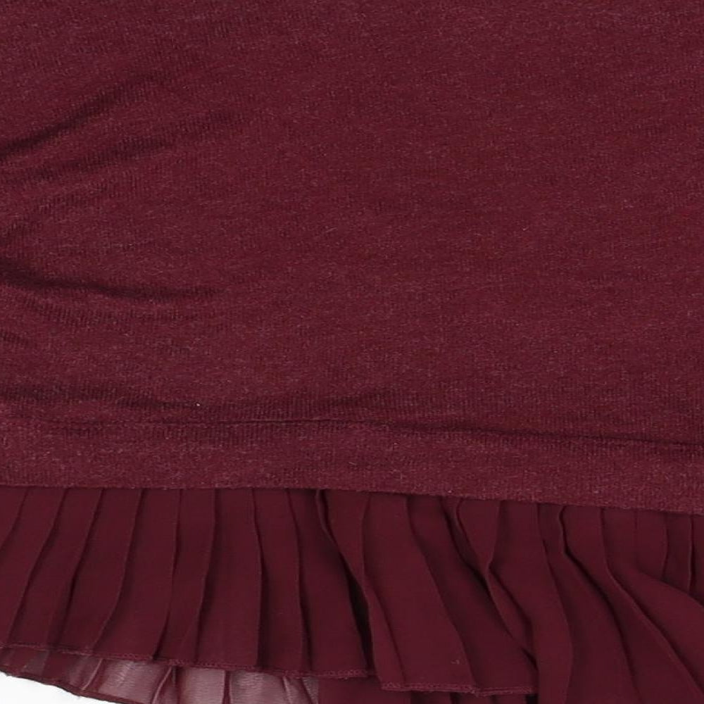 River Island Girls Red   Basic T-Shirt Size 3-4 Years