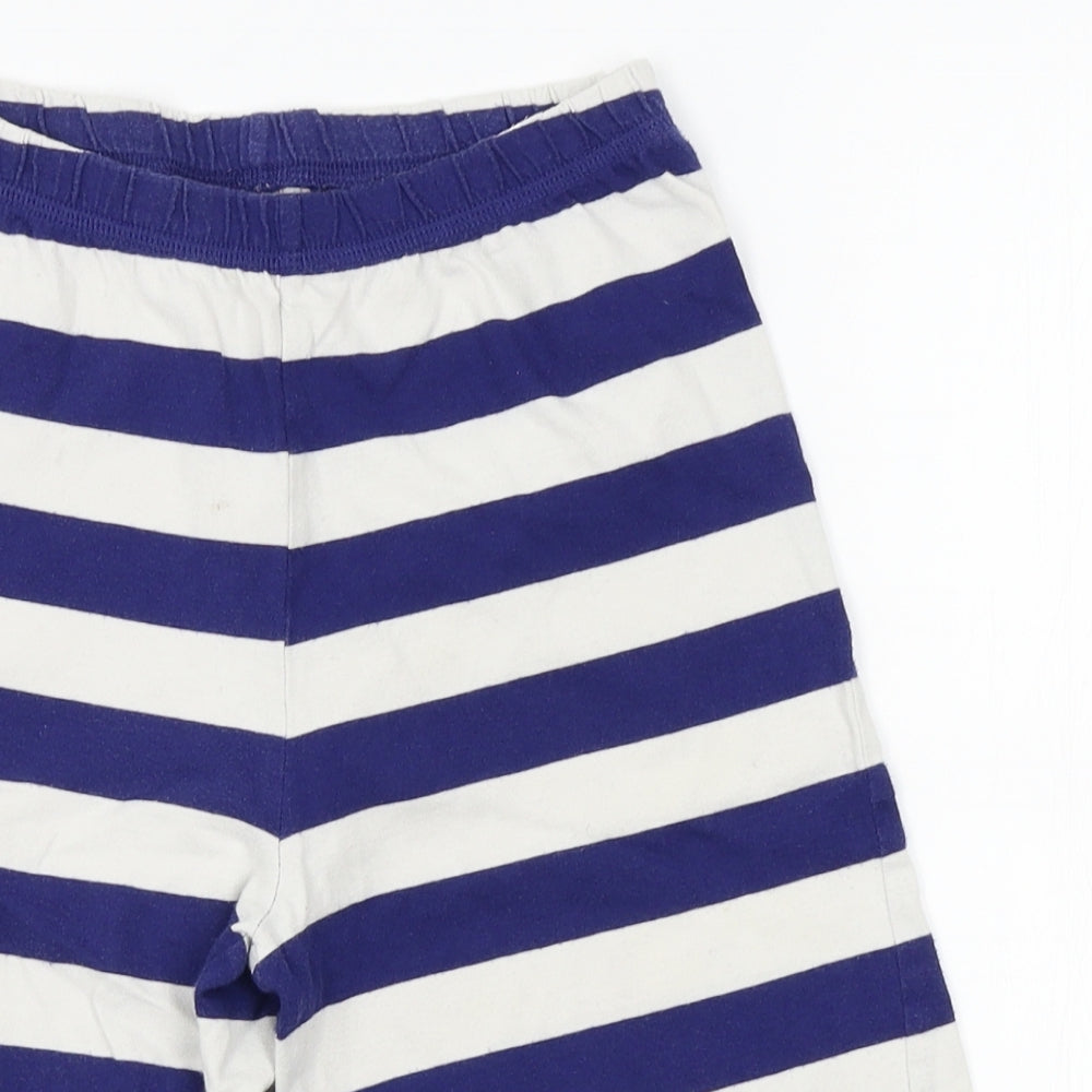 George Boys Blue Striped   Pyjama Pants Size 9-10 Years