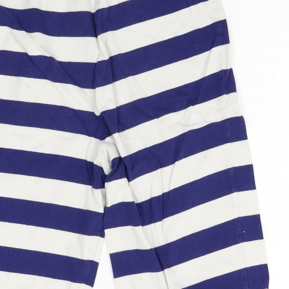 George Boys Blue Striped   Pyjama Pants Size 9-10 Years