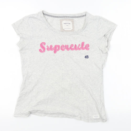 NEXT Girls Grey   Basic T-Shirt Size 14 Years