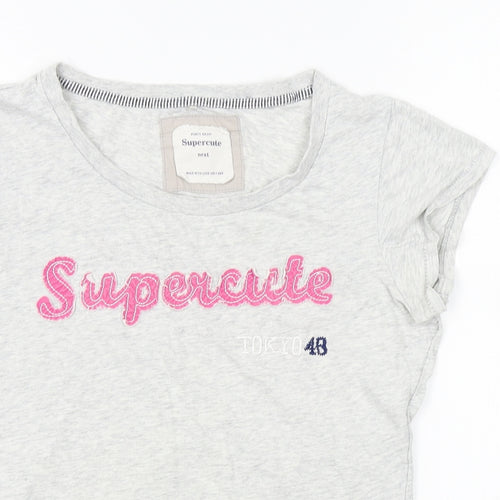 NEXT Girls Grey   Basic T-Shirt Size 14 Years