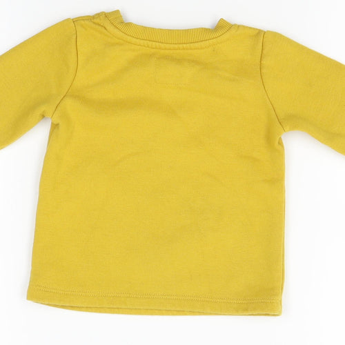 Primark Baby Yellow   Pullover Jumper Size 12-18 Months  - disney, lion kin