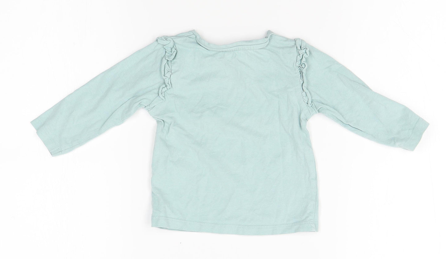 Matalan Baby Blue   Basic T-Shirt Size 9-12 Months