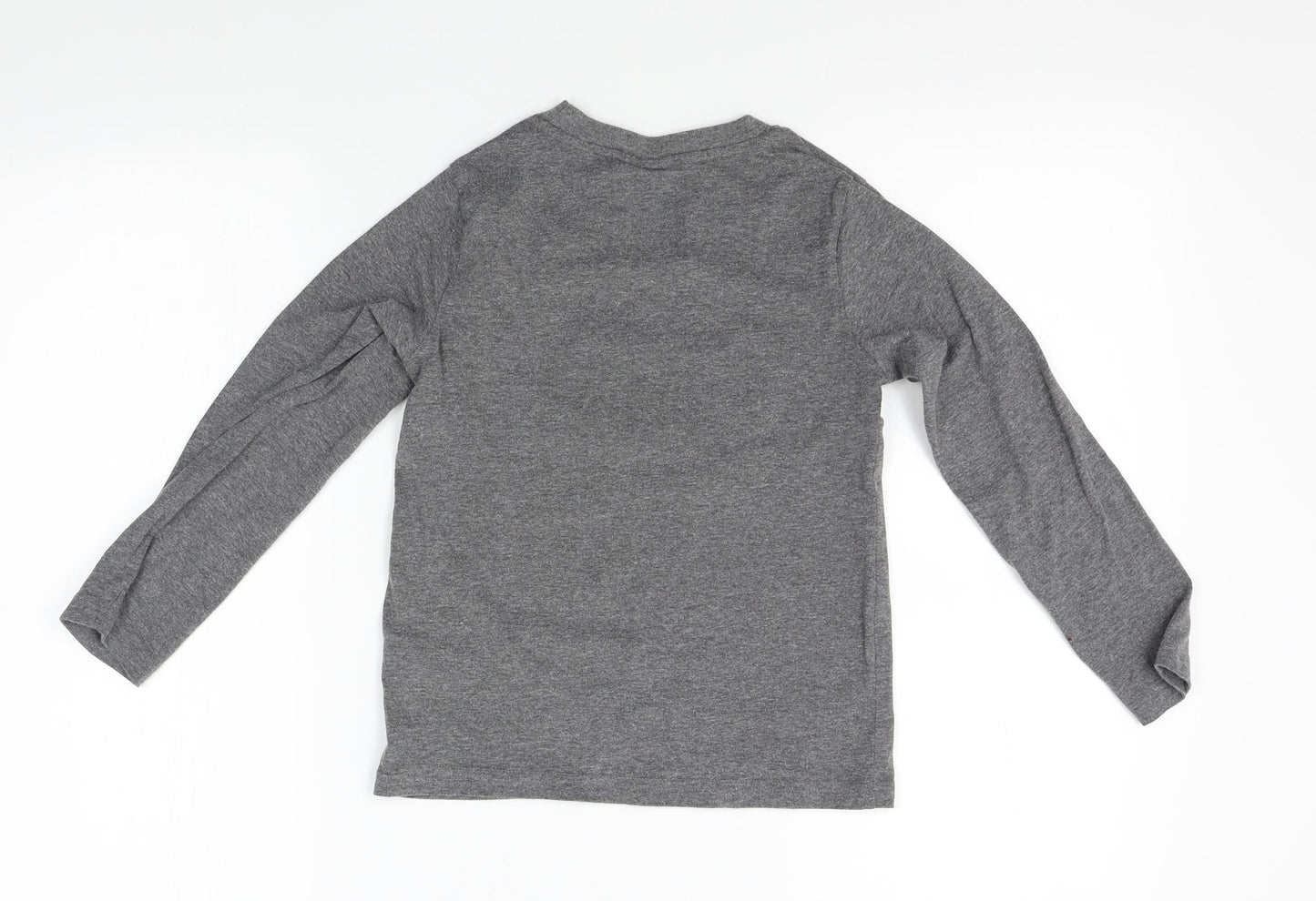 Primark Boys Grey   Basic T-Shirt Size 8-9 Years  - jurassic park