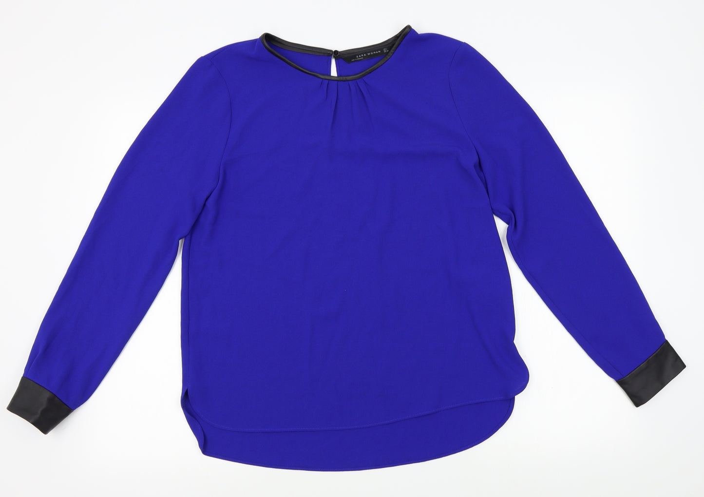 Zara Womens Blue   Basic Blouse Size L