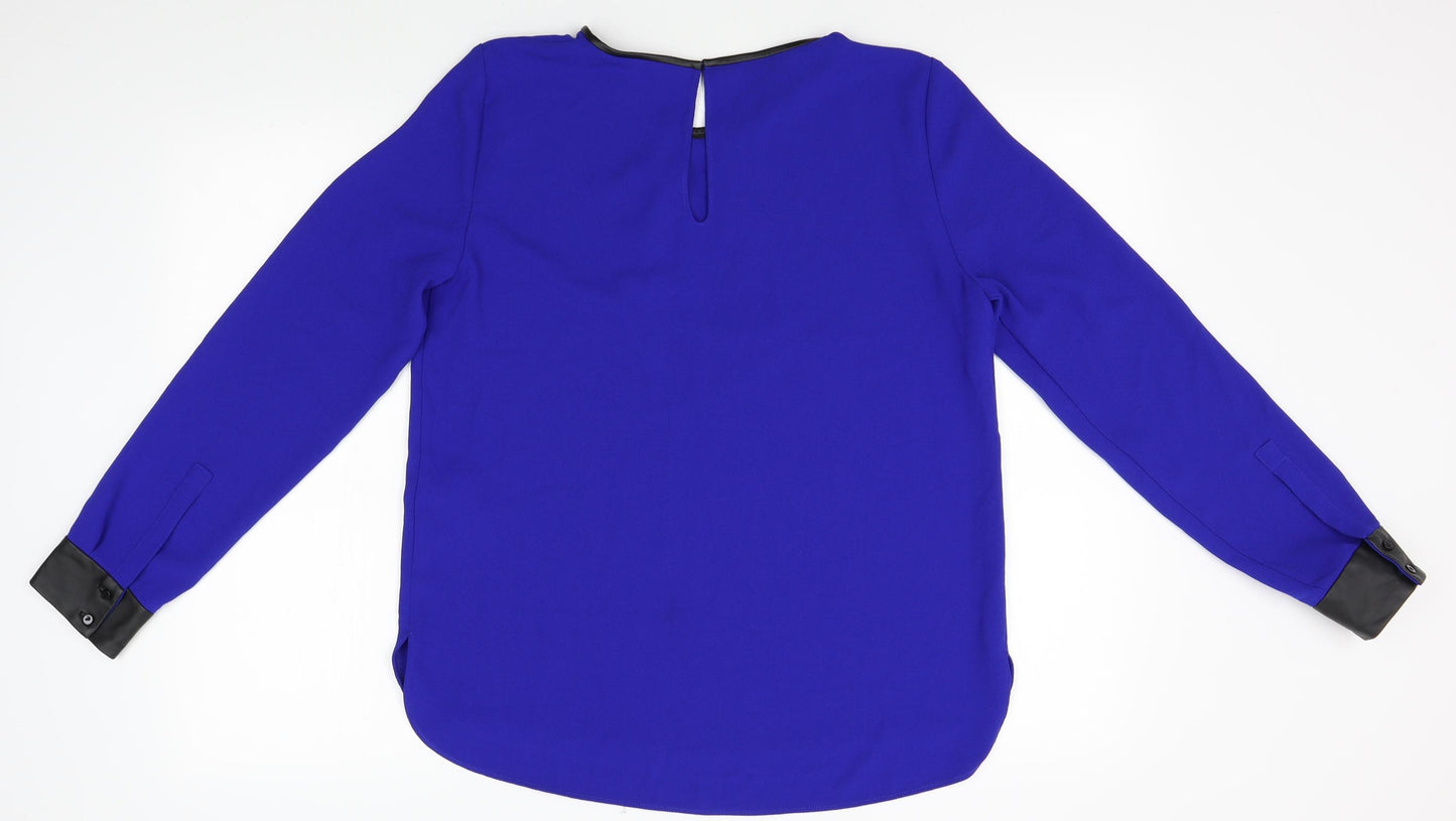 Zara Womens Blue   Basic Blouse Size L