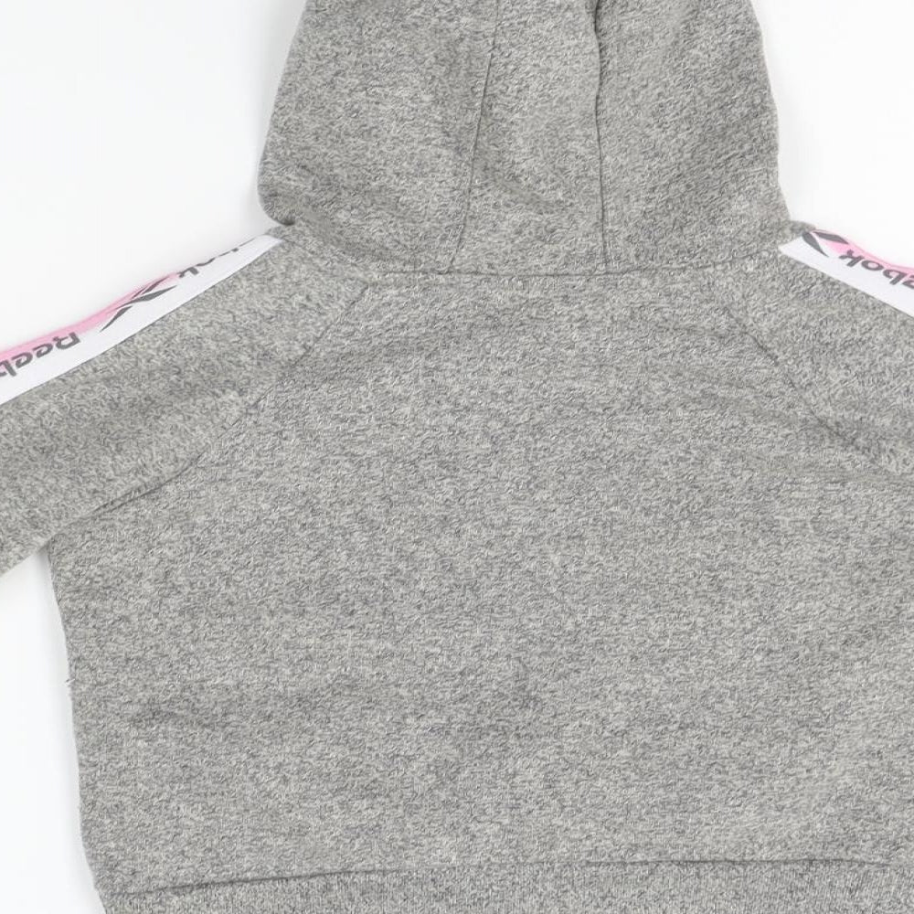 Reebok Girls Grey   Pullover Hoodie Size 3 Years
