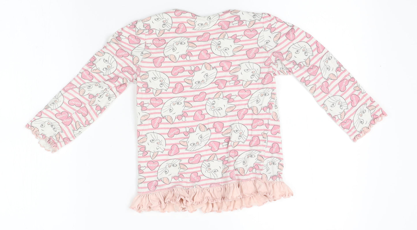 Disney Girls Pink    Pyjama Top Size 3-4 Years  - disney animals