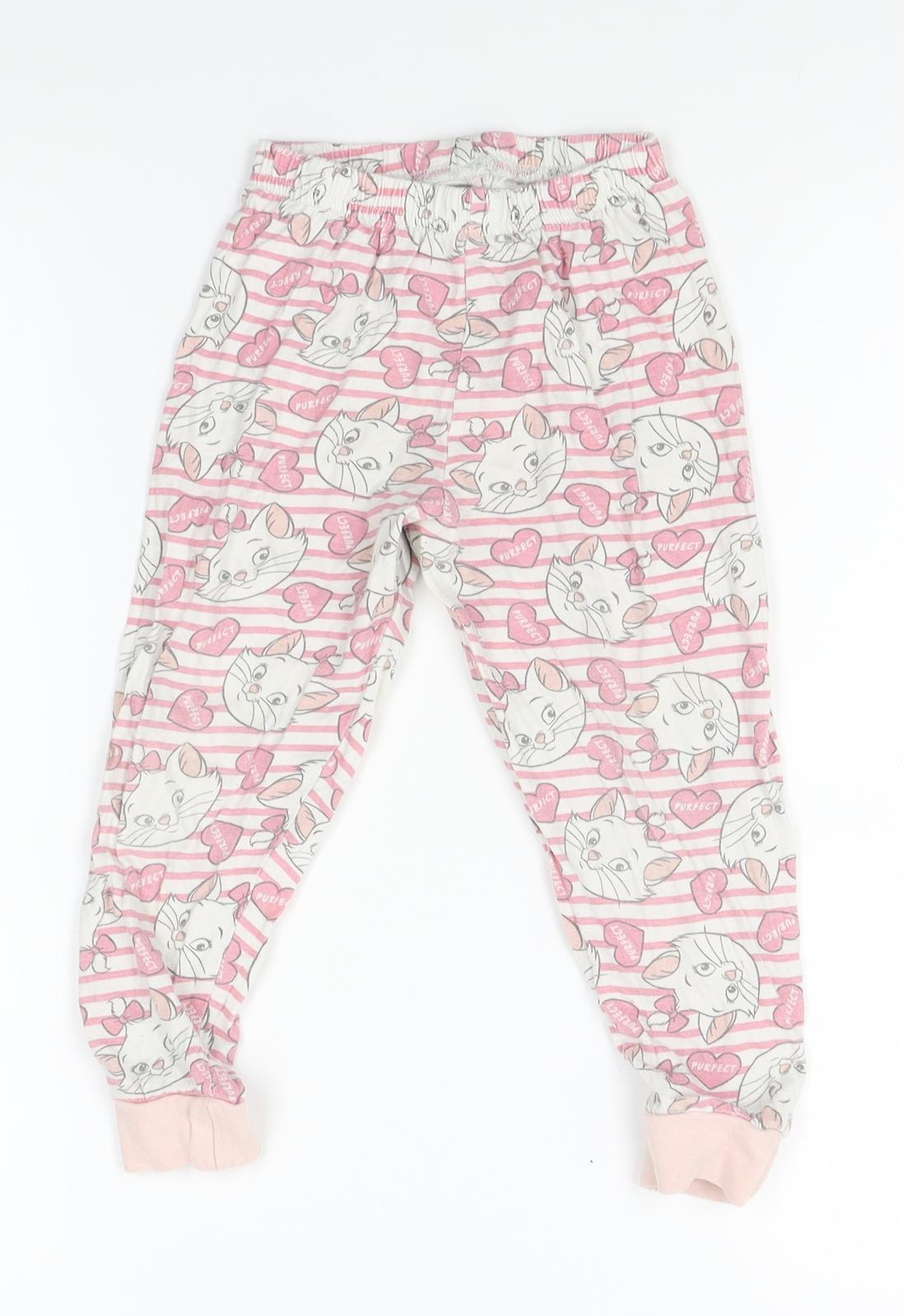 Disney Girls Pink    Pyjama Pants Size 3-4 Years  - disney animals