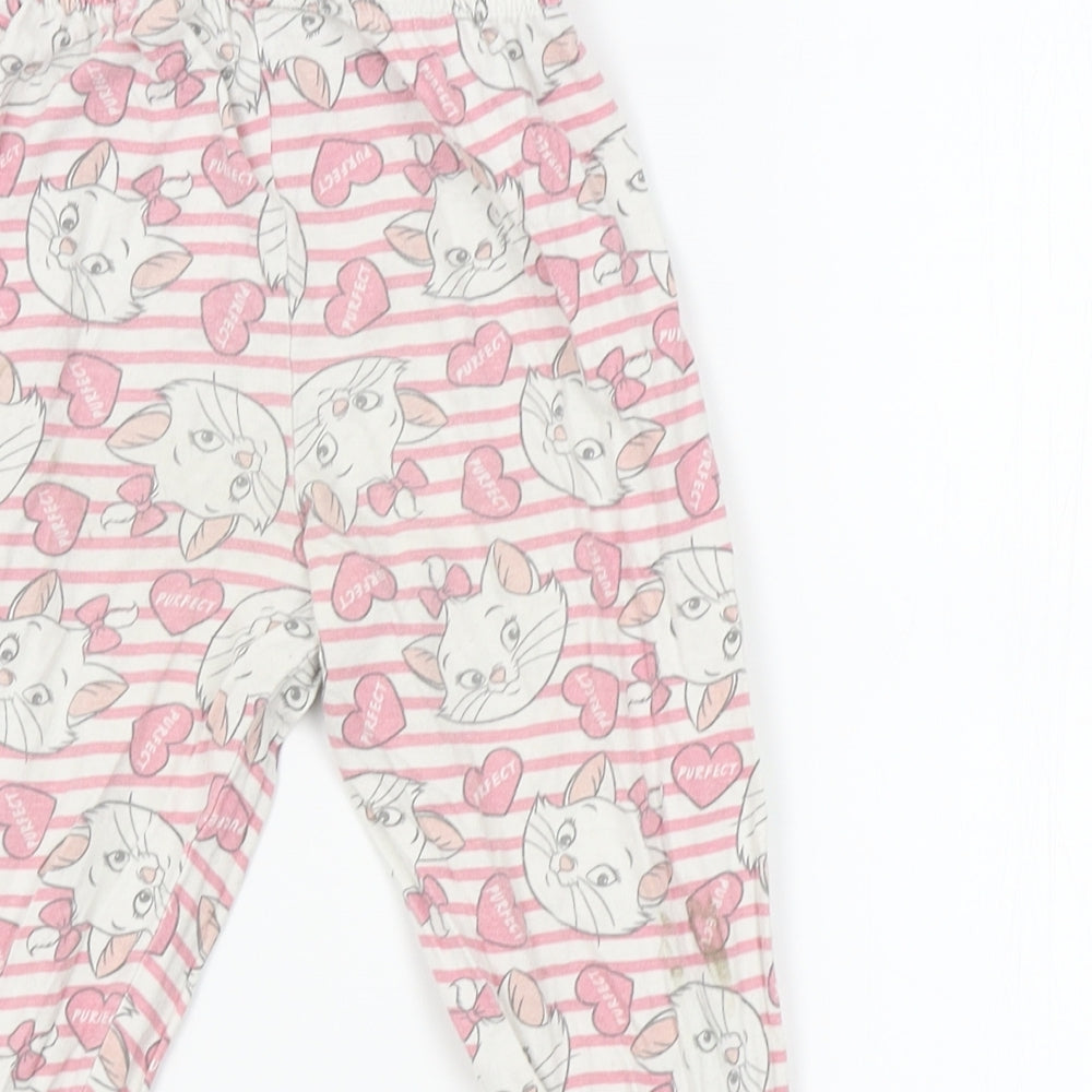 Disney Girls Pink    Pyjama Pants Size 3-4 Years  - disney animals