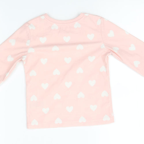 F&F Girls Pink    Pyjama Top Size 3-4 Years