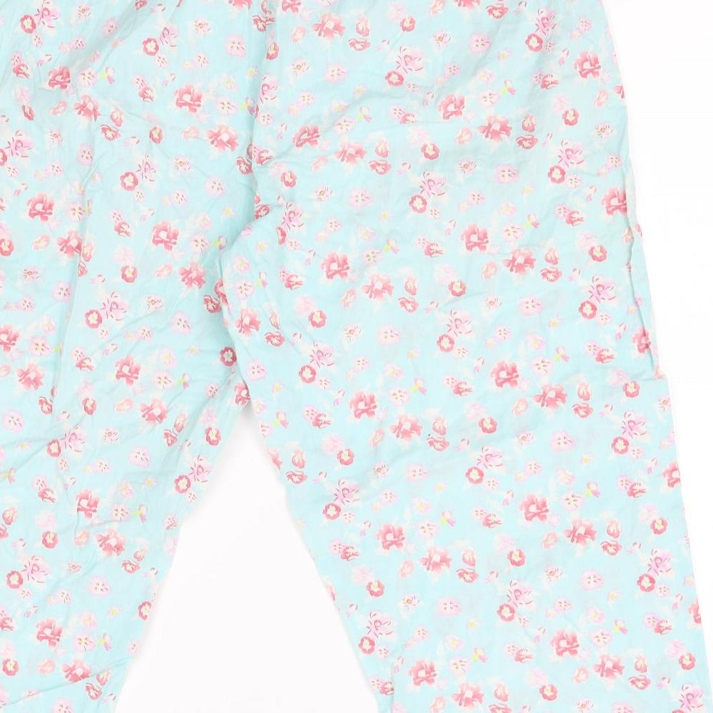 Matalan Womens Blue Floral   Pyjama Pants Size 12