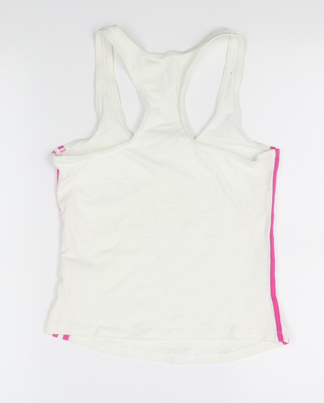 NEXT Womens White   Basic Tank Size 14