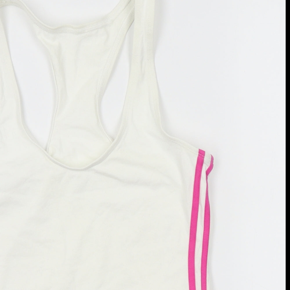 NEXT Womens White   Basic Tank Size 14