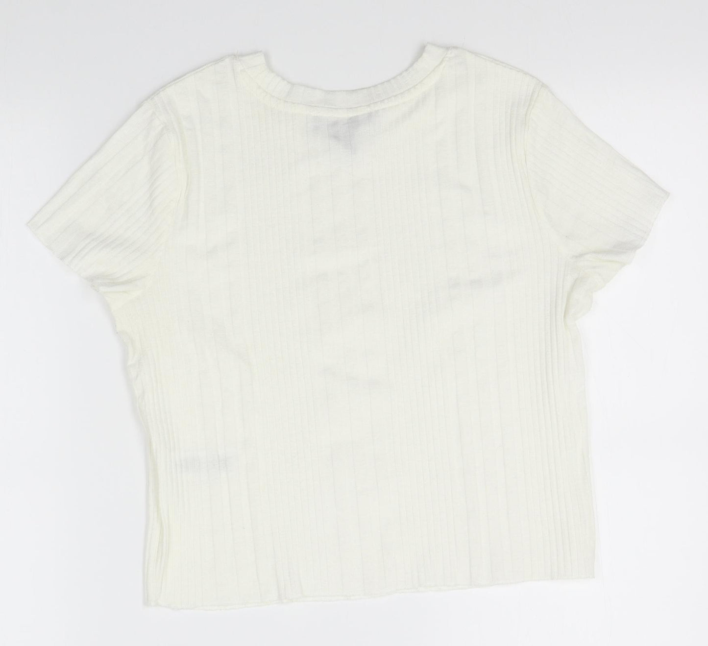 Primark Womens White   Pullover Jumper Size XS