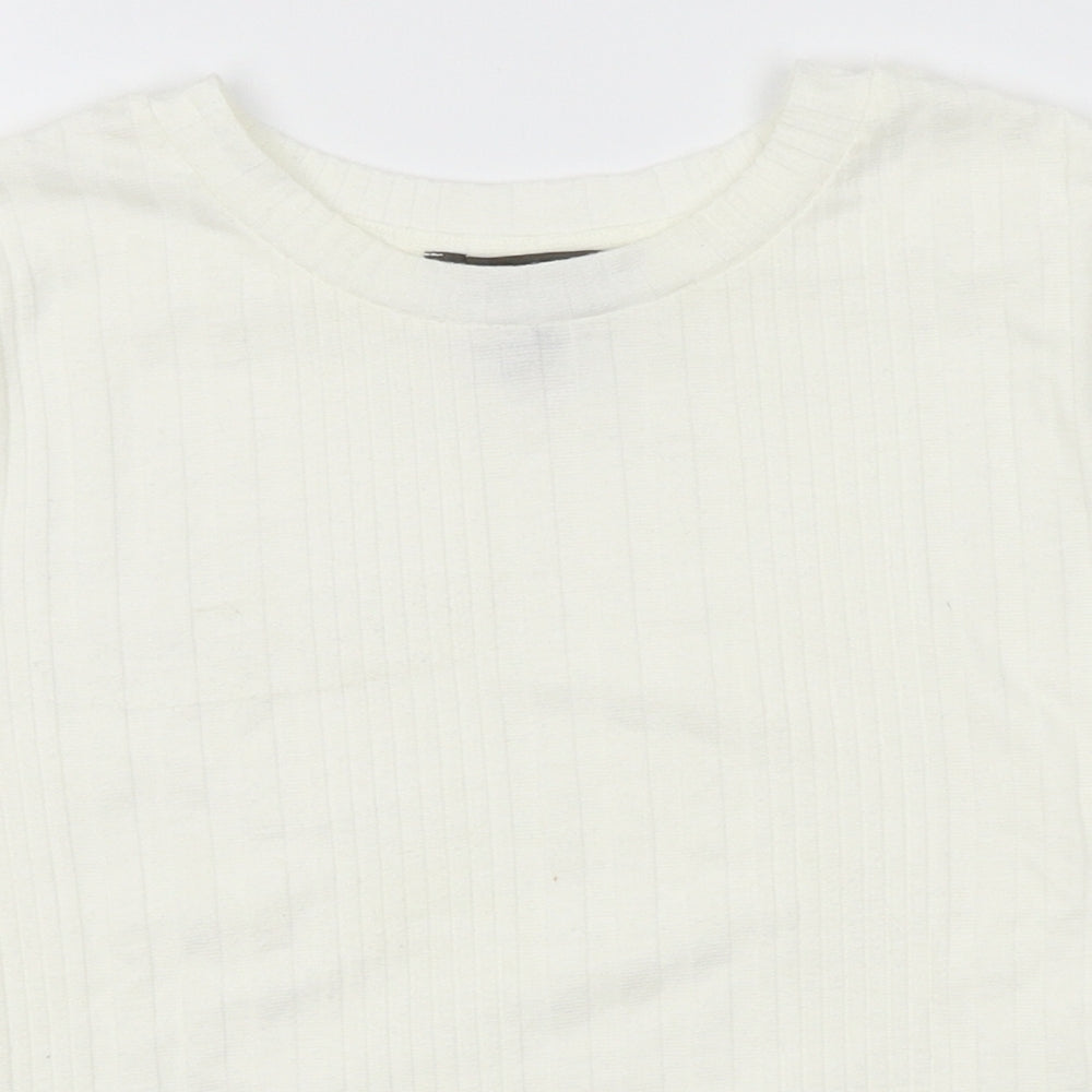 Primark Womens White   Pullover Jumper Size XS