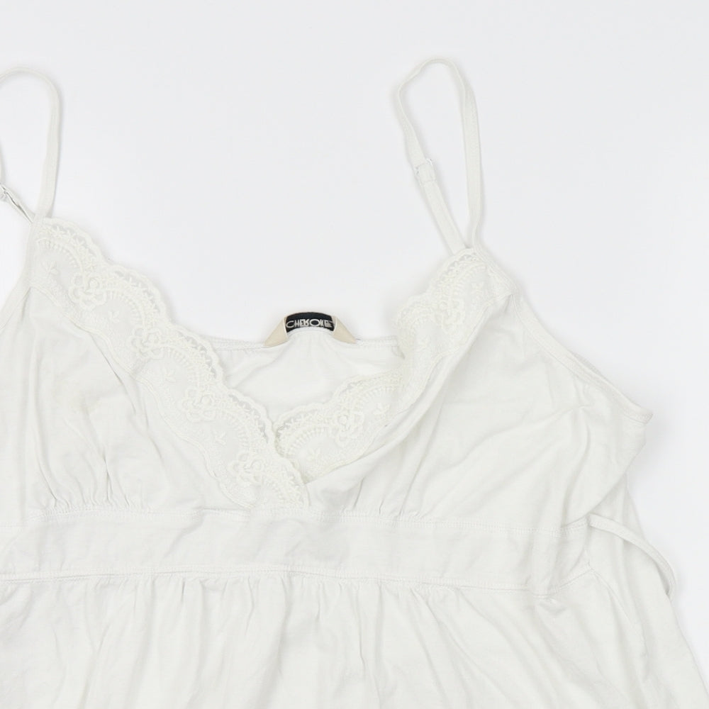 Cherokee Womens White   Camisole Blouse Size 20
