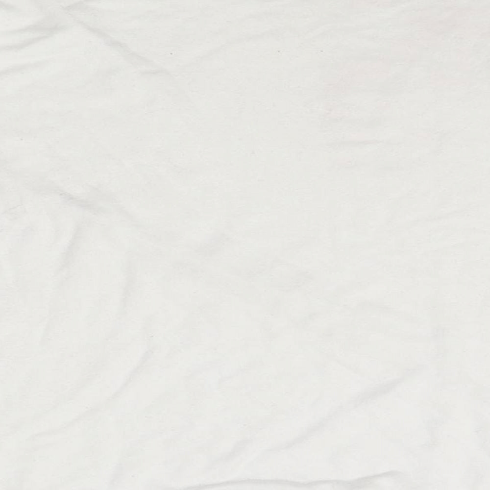 FunMum Womens White   Basic T-Shirt Size L