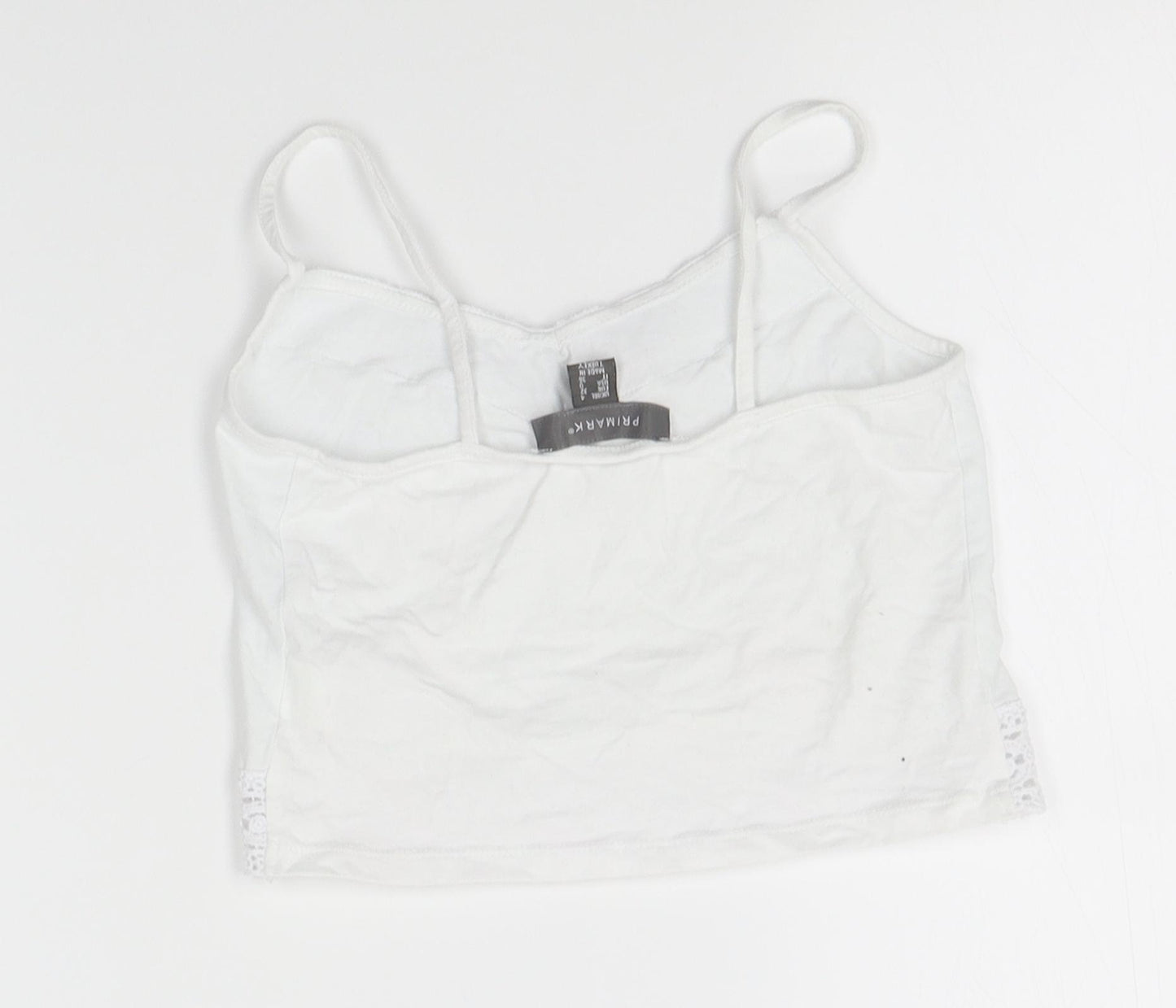 Primark Womens White   Camisole Tank Size 4