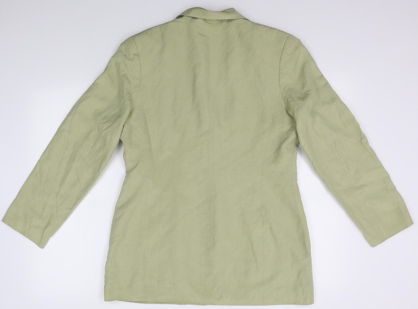 M&S Womens Green   Jacket Blazer Size 16
