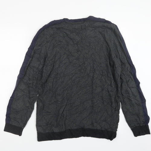 Marks and Spencer Mens Grey  Knit Pullover Jumper Size L
