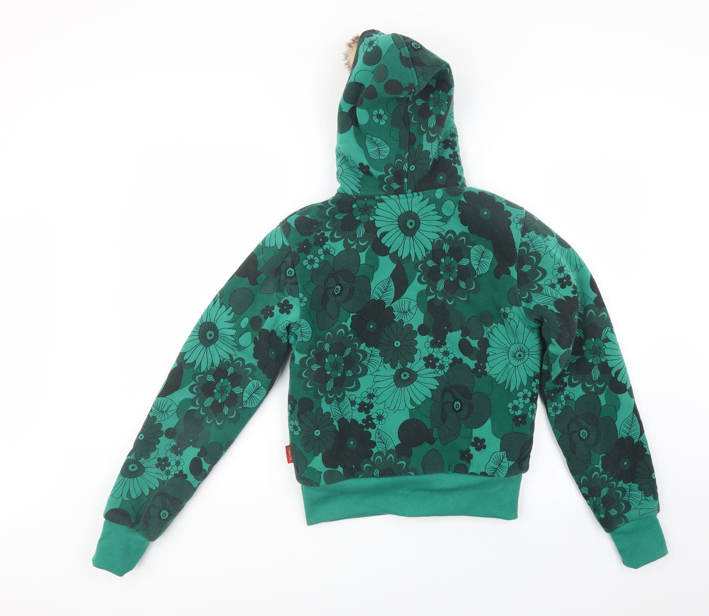 FRLENDI Womens Green Geometric  Jacket  Size M