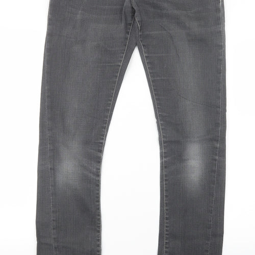 Cross Womens Grey  Denim Straight Jeans Size 33 in L33 in