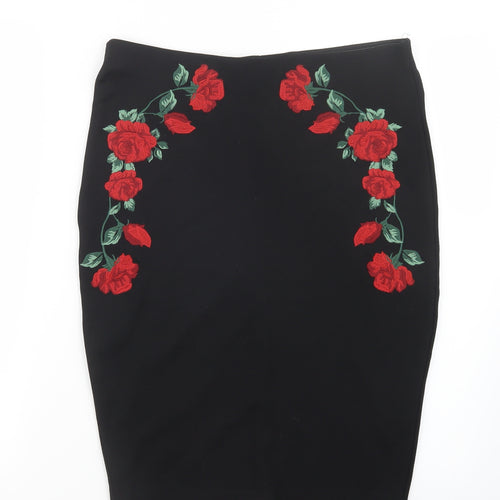 Amisu Womens Black   Straight & Pencil Skirt Size 30 in