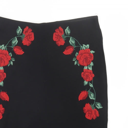 Amisu Womens Black   Straight & Pencil Skirt Size 30 in