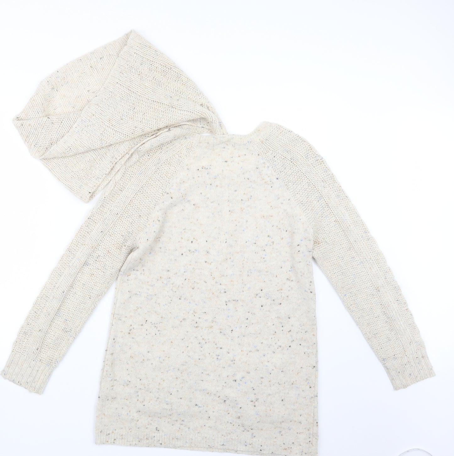 George Womens Beige  Knit Pullover Jumper Size 10  - Snood