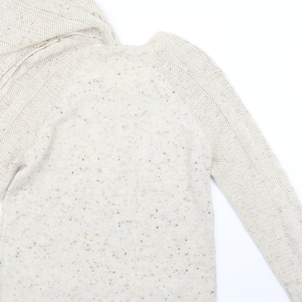 George Womens Beige  Knit Pullover Jumper Size 10  - Snood