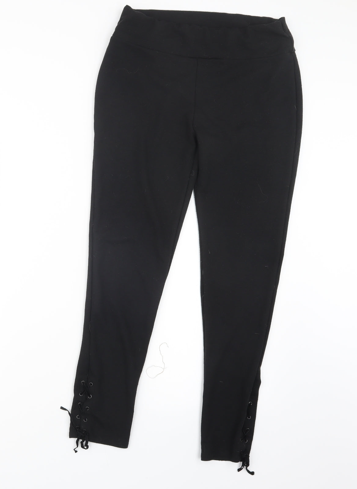 New Look Womens Black   Capri Leggings Size 12 L26 in