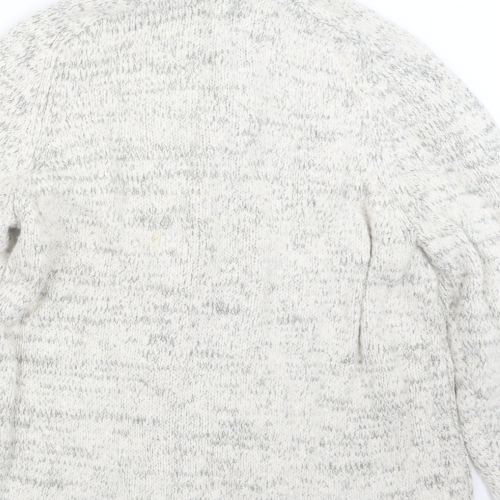 TU Mens Ivory  Knit Pullover Sweatshirt Size XL