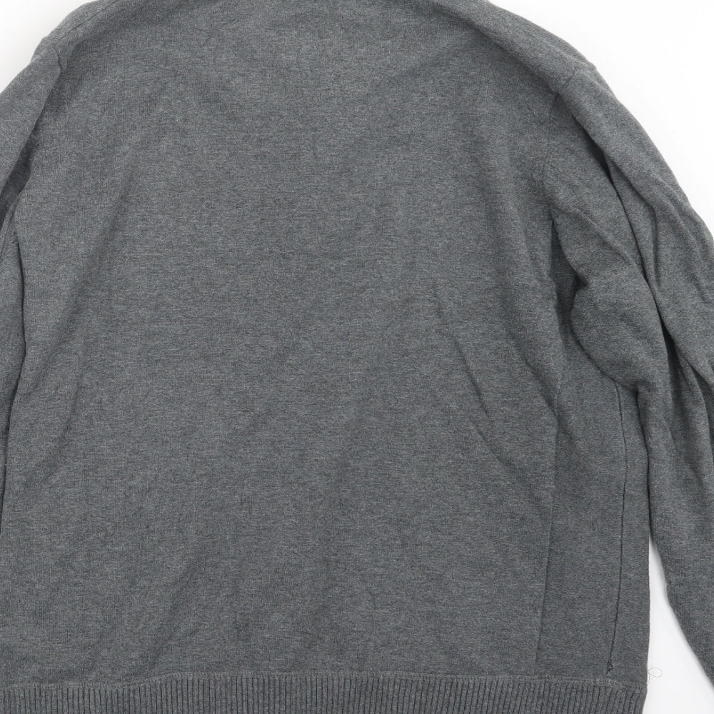 Marks and Spencer Mens Grey  Knit Pullover Jumper Size L