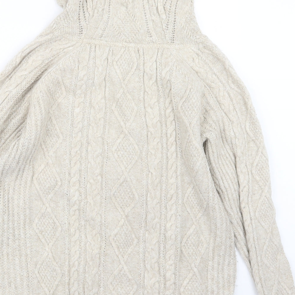 RJR.John Rocha Womens Beige  Knit Pullover Jumper Size 12