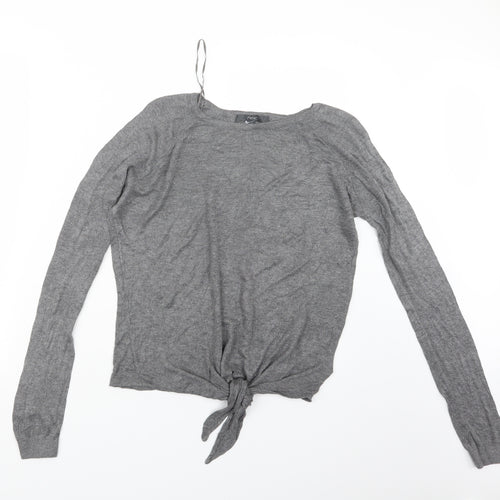 NEXT Womens Grey  Knit Pullover Jumper Size 10