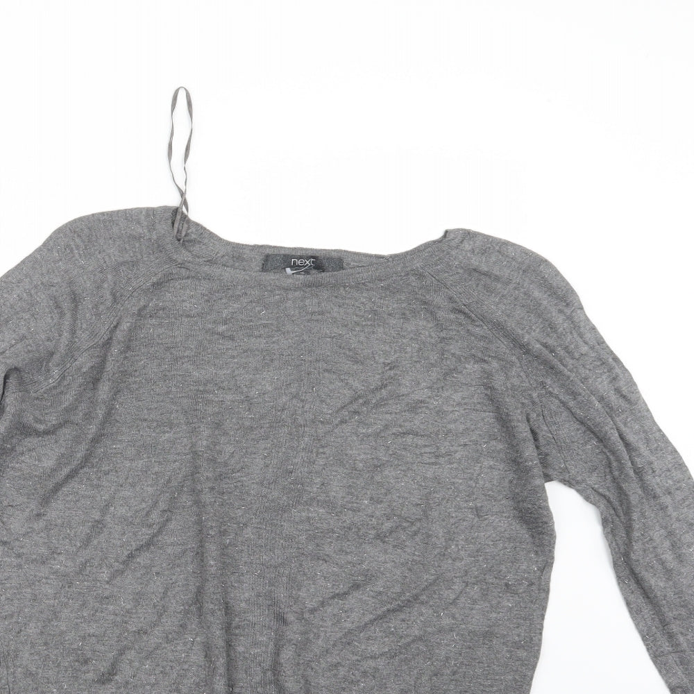 NEXT Womens Grey  Knit Pullover Jumper Size 10