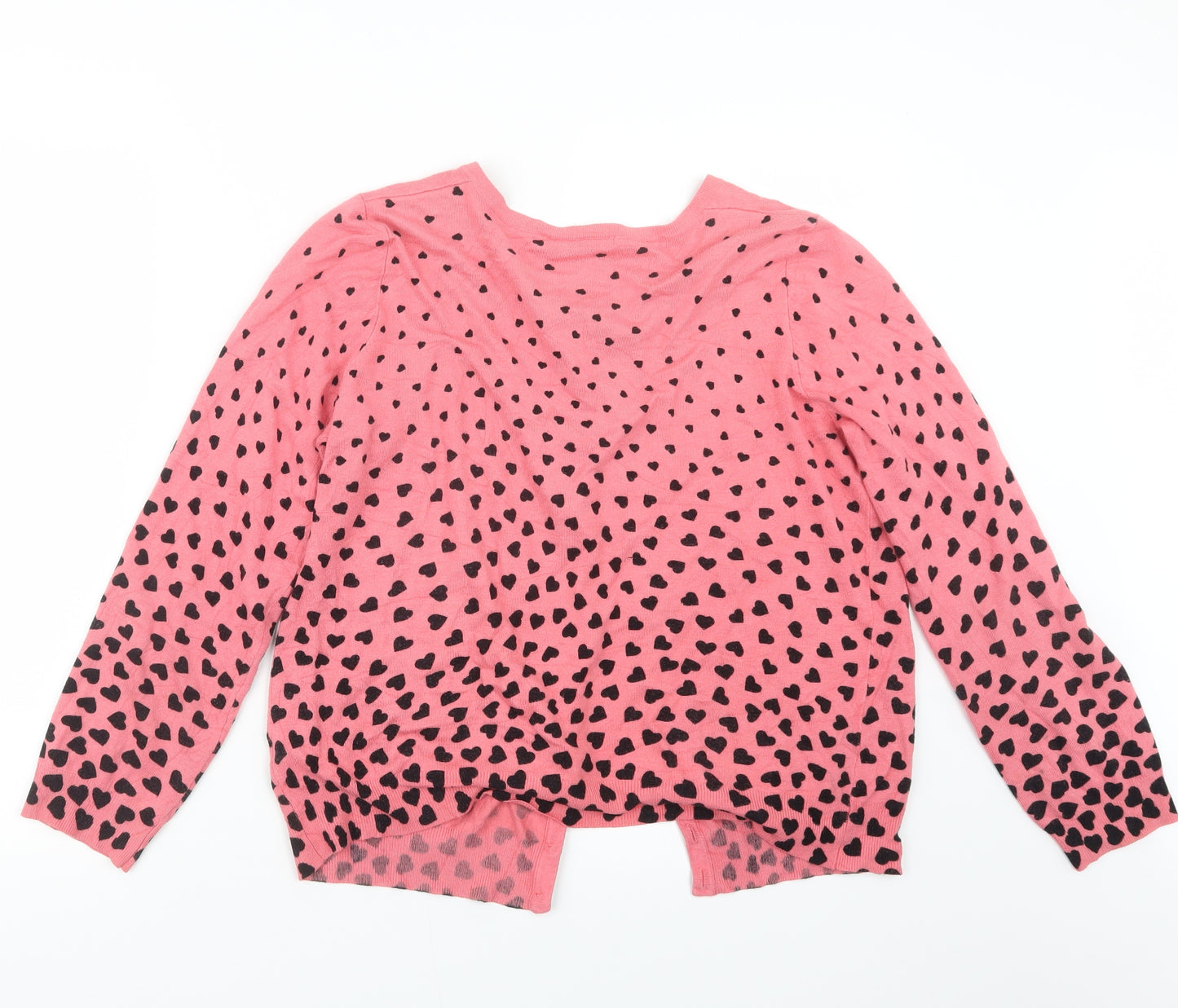 George Womens Pink Geometric  Cardigan Jumper Size 18