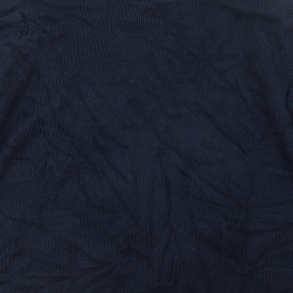Preworn Womens Blue  Knit Pullover Jumper Size 26