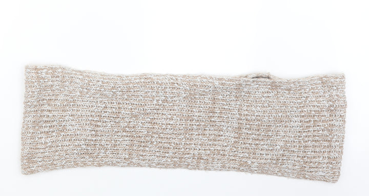 Preworn Womens Silver  Knit  Scarf   - Snood
