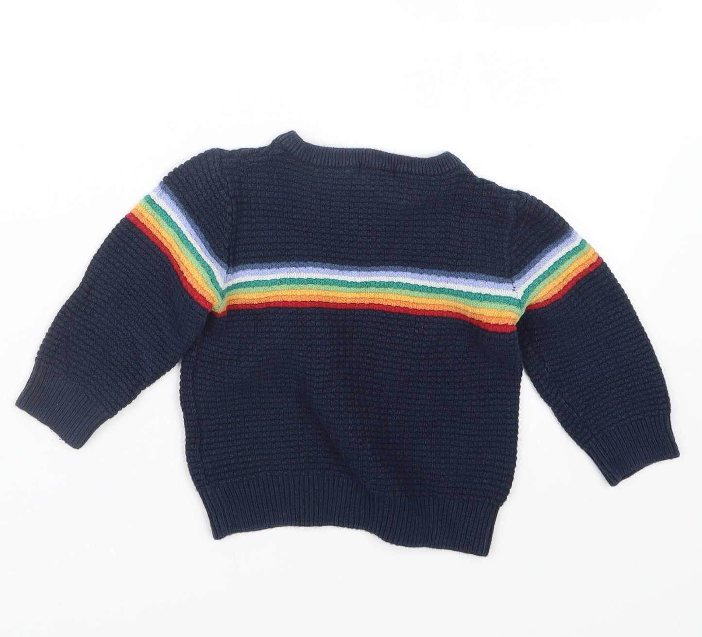 NEXT Boys Blue  Knit Pullover Jumper Size 12-18 Months