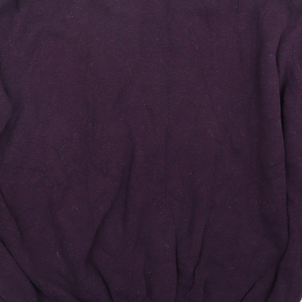 Marks and Spencer Mens Purple  Knit Pullover Jumper Size L