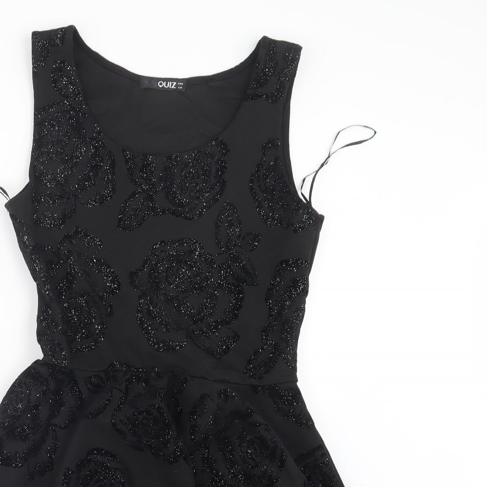 Quiz Womens Black   A-Line  Size 12