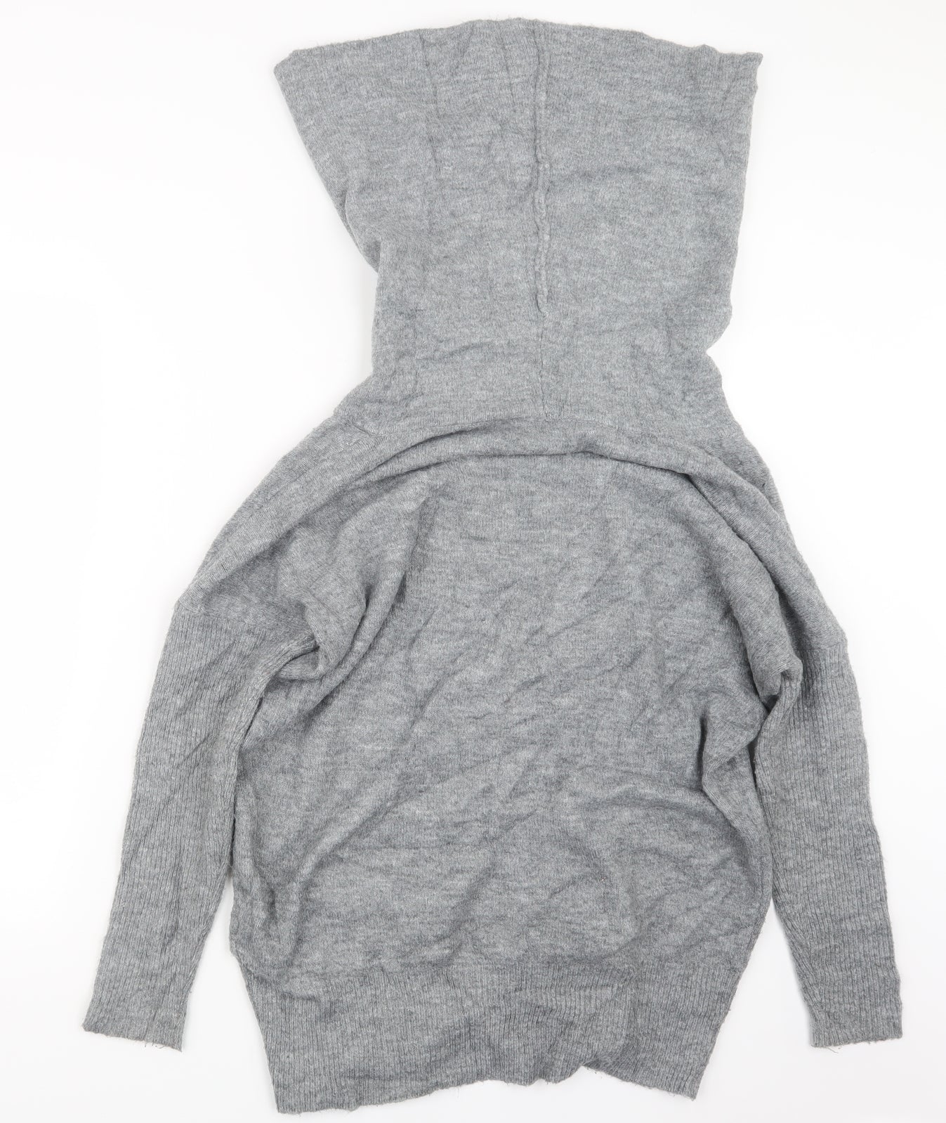 Miss Selfridge Womens Grey  Knit Pullover Jumper Size 10