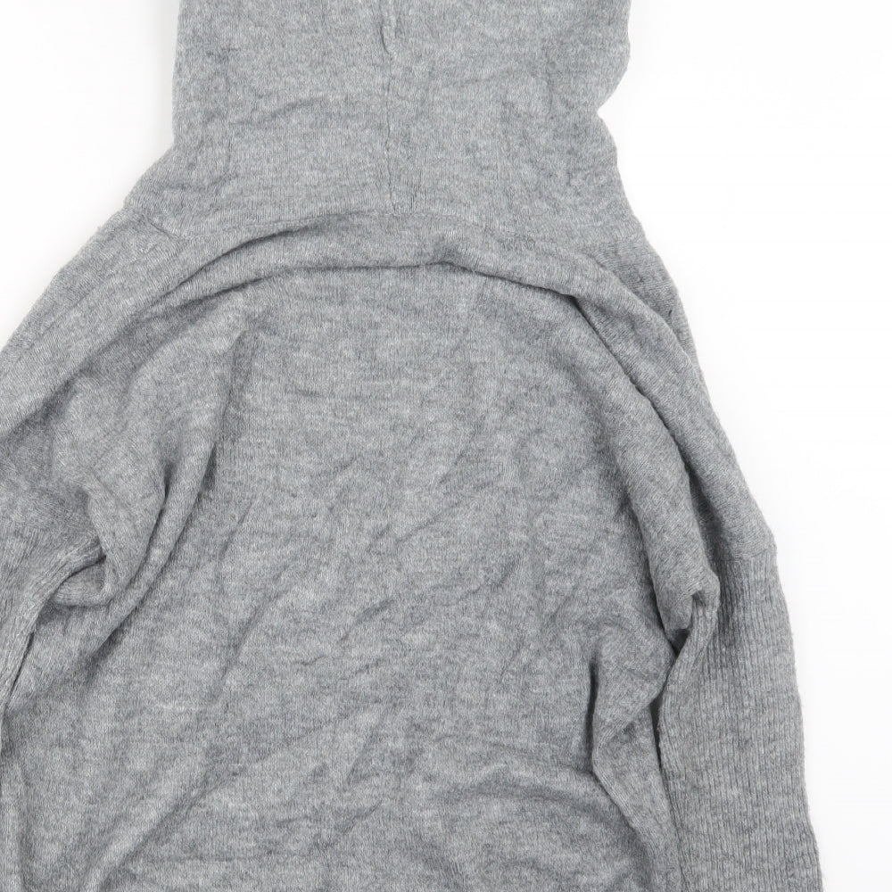 Miss Selfridge Womens Grey  Knit Pullover Jumper Size 10