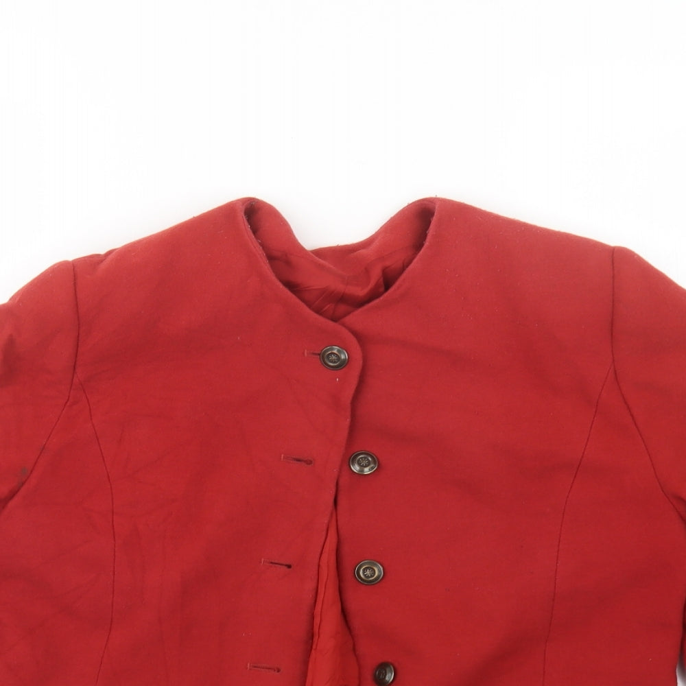 Marks and Spencer Womens Red   Jacket  Size 14
