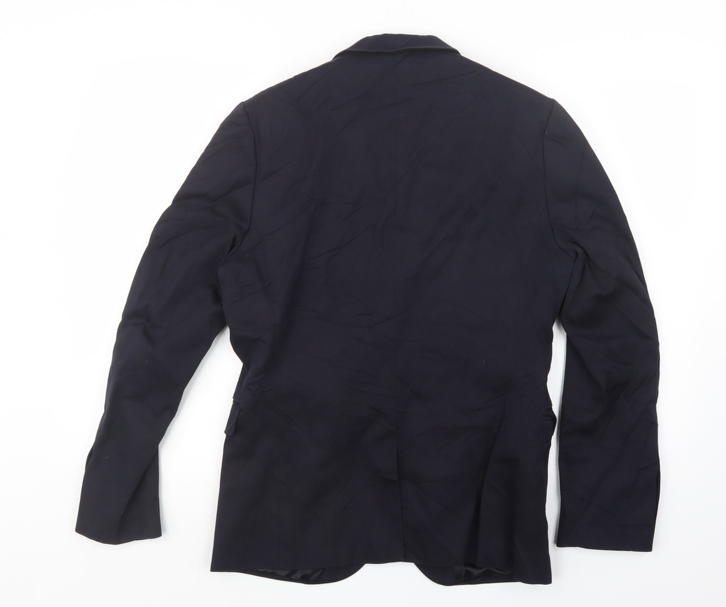 H&M Mens Blue   Jacket Suit Jacket Size 34